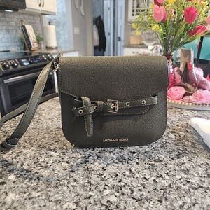 Michael Kors Olive Green Crossbody Bag